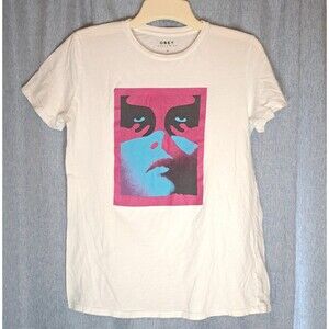 Obey Worldwide Shepard Fairey Art Skater Tee Shirt Mens Medium Streetwear